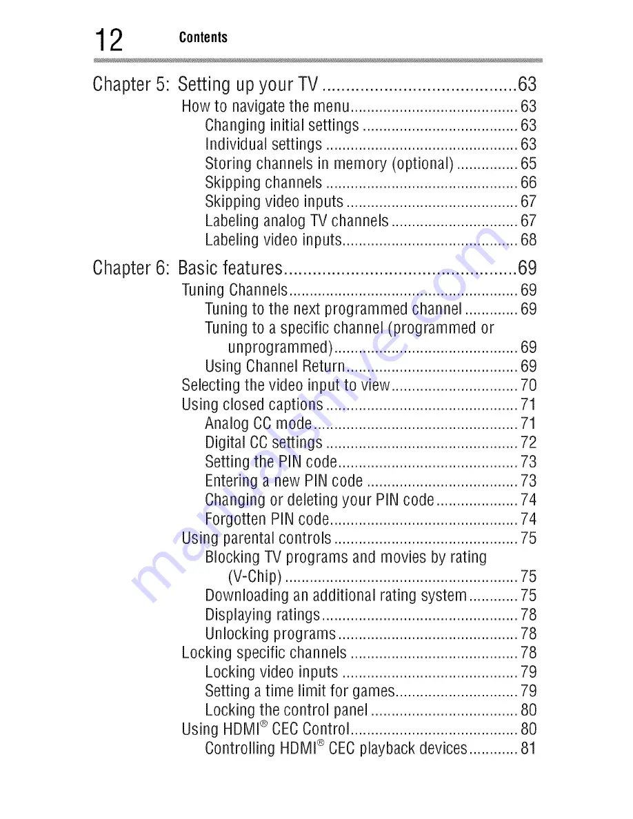 Toshiba 55L7400 User Manual Download Page 12