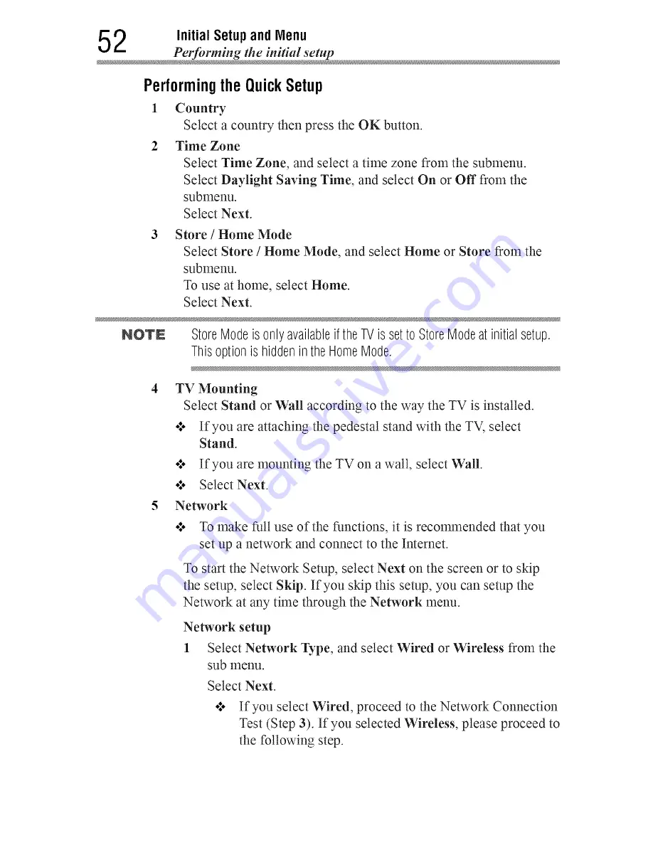 Toshiba 55L7400 User Manual Download Page 52