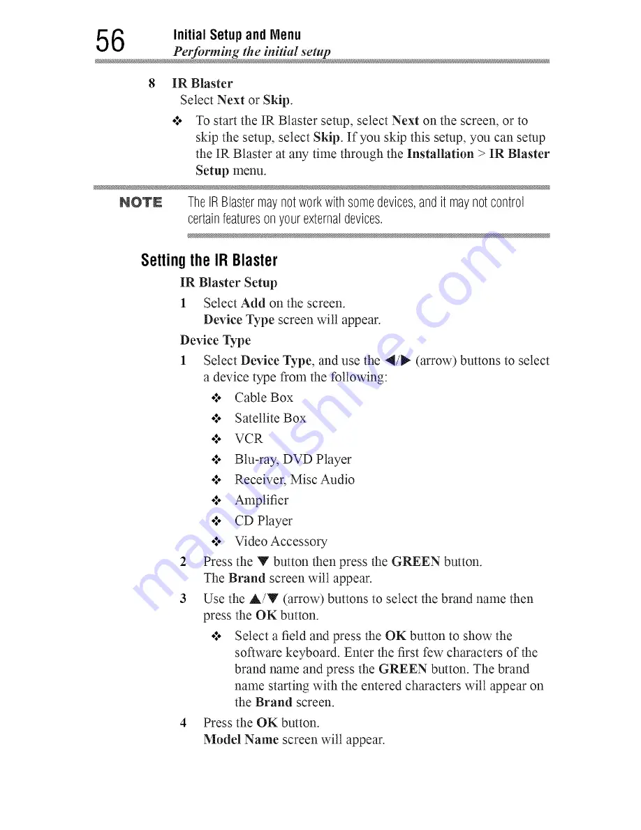 Toshiba 55L7400 User Manual Download Page 56