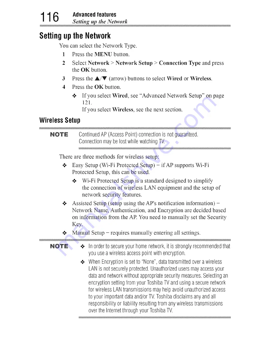 Toshiba 55L7400 User Manual Download Page 116