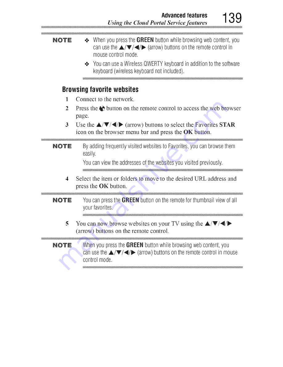 Toshiba 55L7400 User Manual Download Page 139