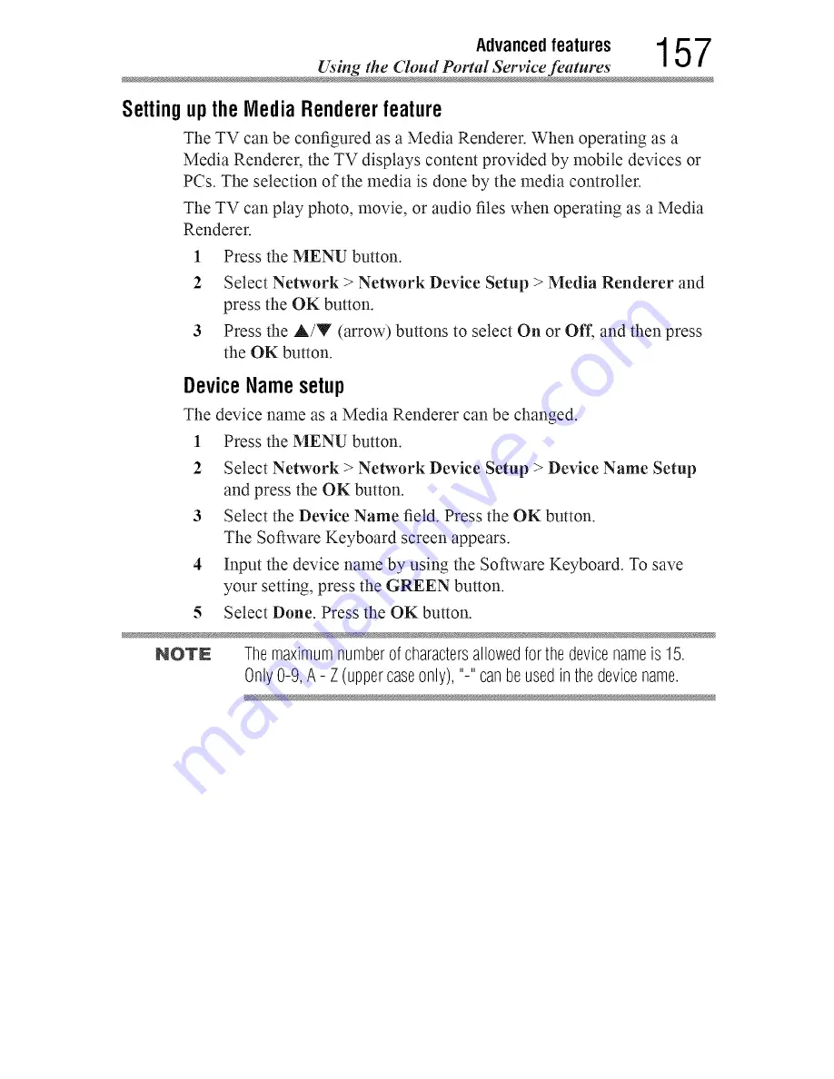 Toshiba 55L7400 User Manual Download Page 157