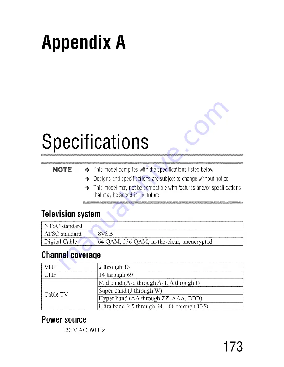 Toshiba 55L7400 User Manual Download Page 173