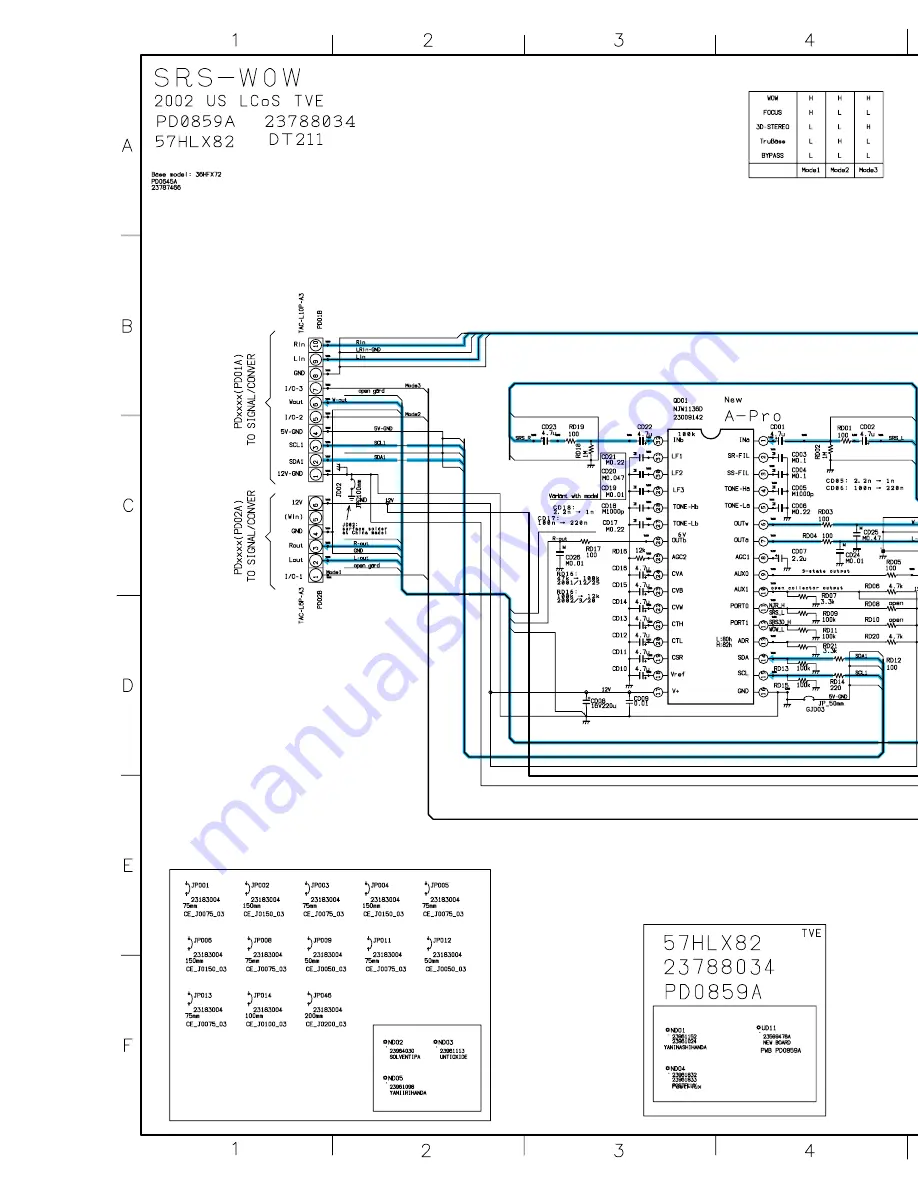 Toshiba 57HLX82 Скачать руководство пользователя страница 115