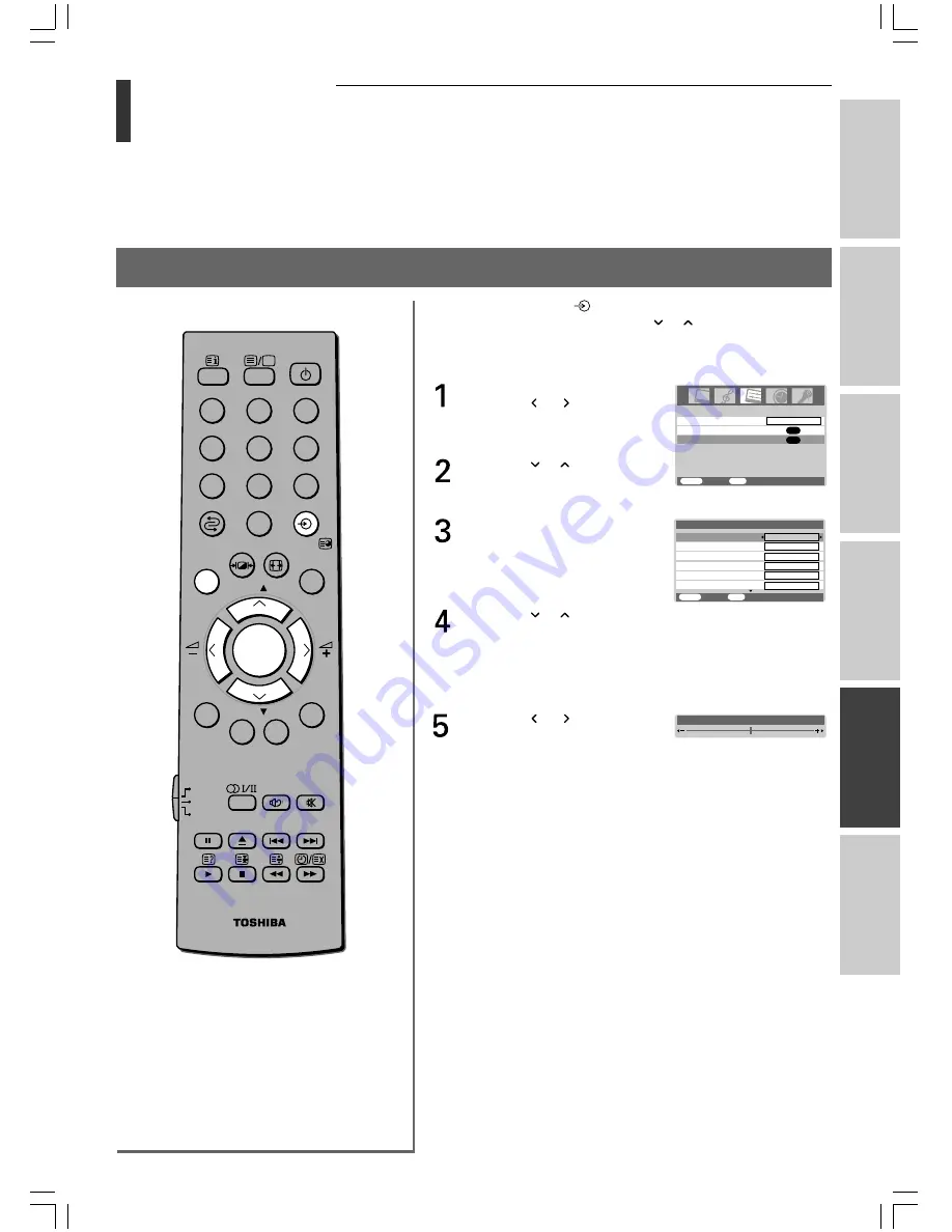 Toshiba 62CM9UA Owner'S Manual Download Page 41