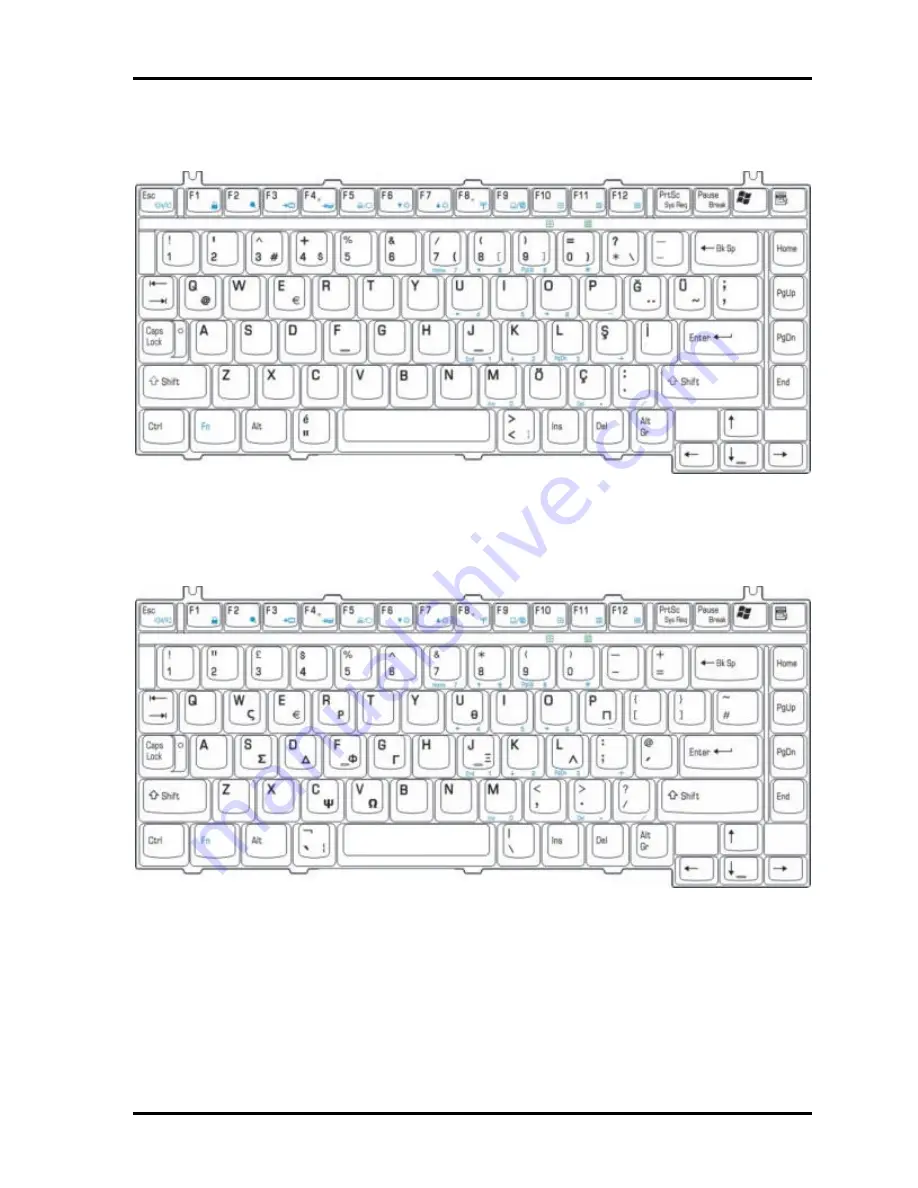 Toshiba A60 S1591 - Satellite - Celeron D 2.8 GHz Maintenance Manual Download Page 255