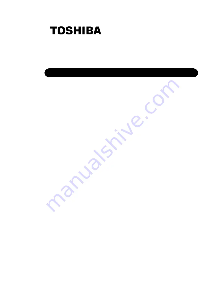 Toshiba B-SA4TP SERIES Owner'S Manual Download Page 3