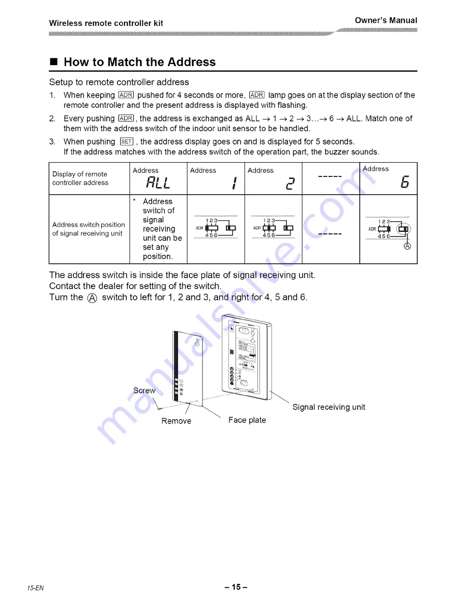 Toshiba Carrier TCB-AX21UL Owner'S Manual Download Page 16