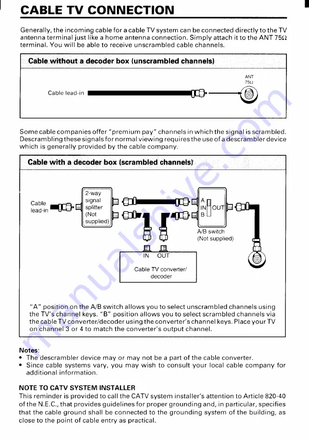 Toshiba CE27C10 Owner'S Manual Download Page 6