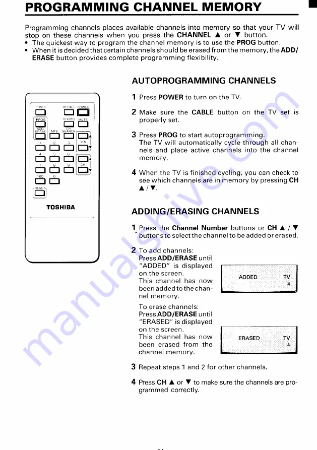 Toshiba CE27C10 Owner'S Manual Download Page 14