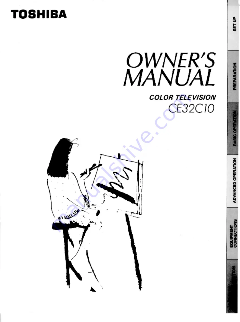 Toshiba CE32C10 Owner'S Manual Download Page 1