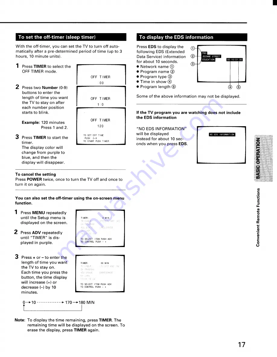 Toshiba CE32G15 Owner'S Manual Download Page 17