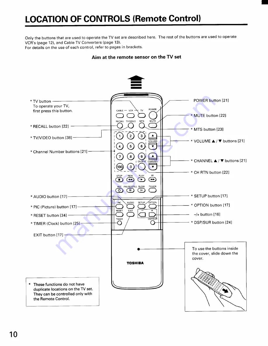 Toshiba CE35D10 Owner'S Manual Download Page 10