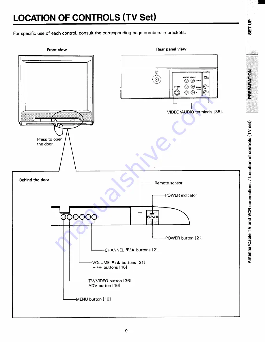 Toshiba CF27D50 Скачать руководство пользователя страница 9