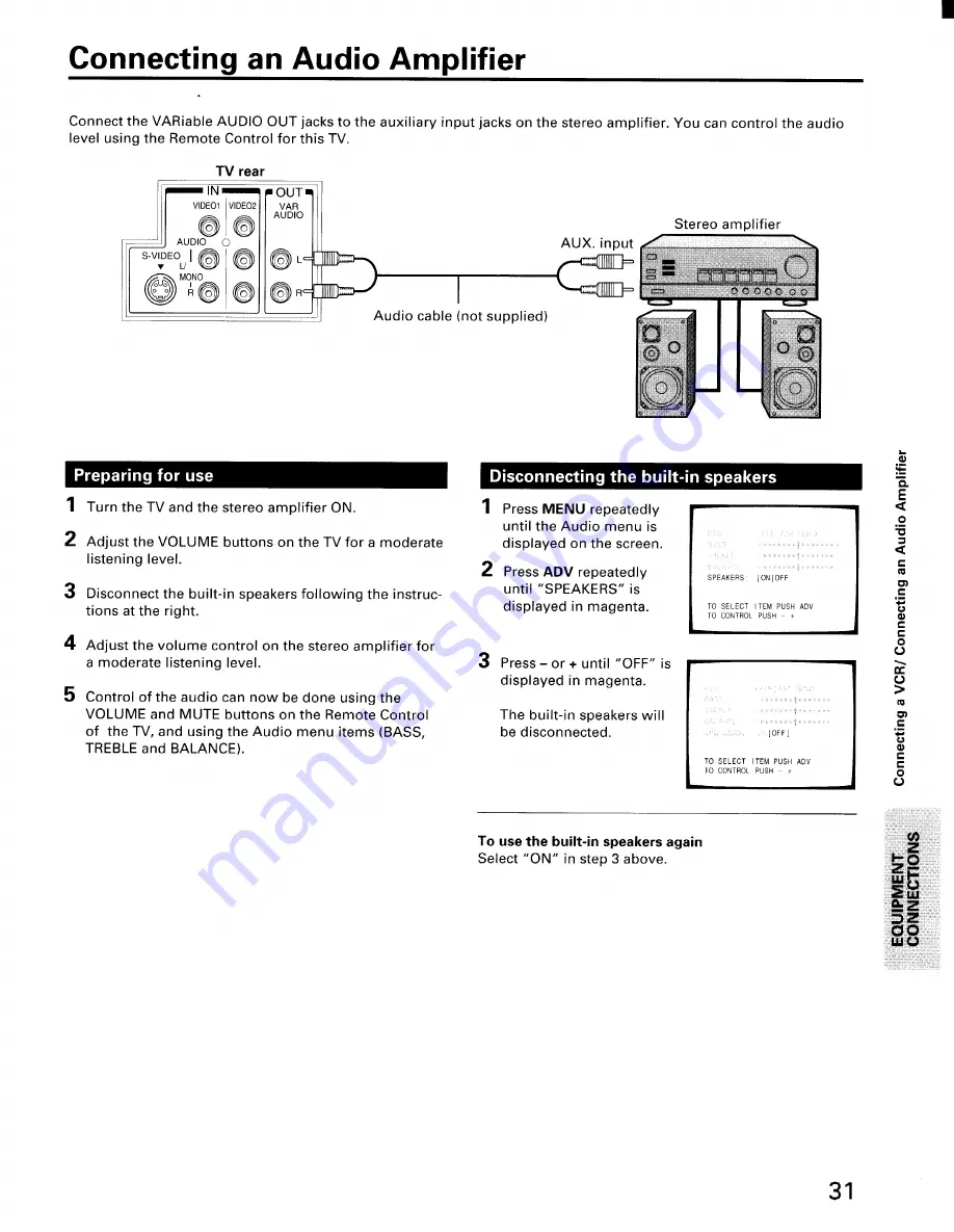 Toshiba CF32E55 Owner'S Manual Download Page 31