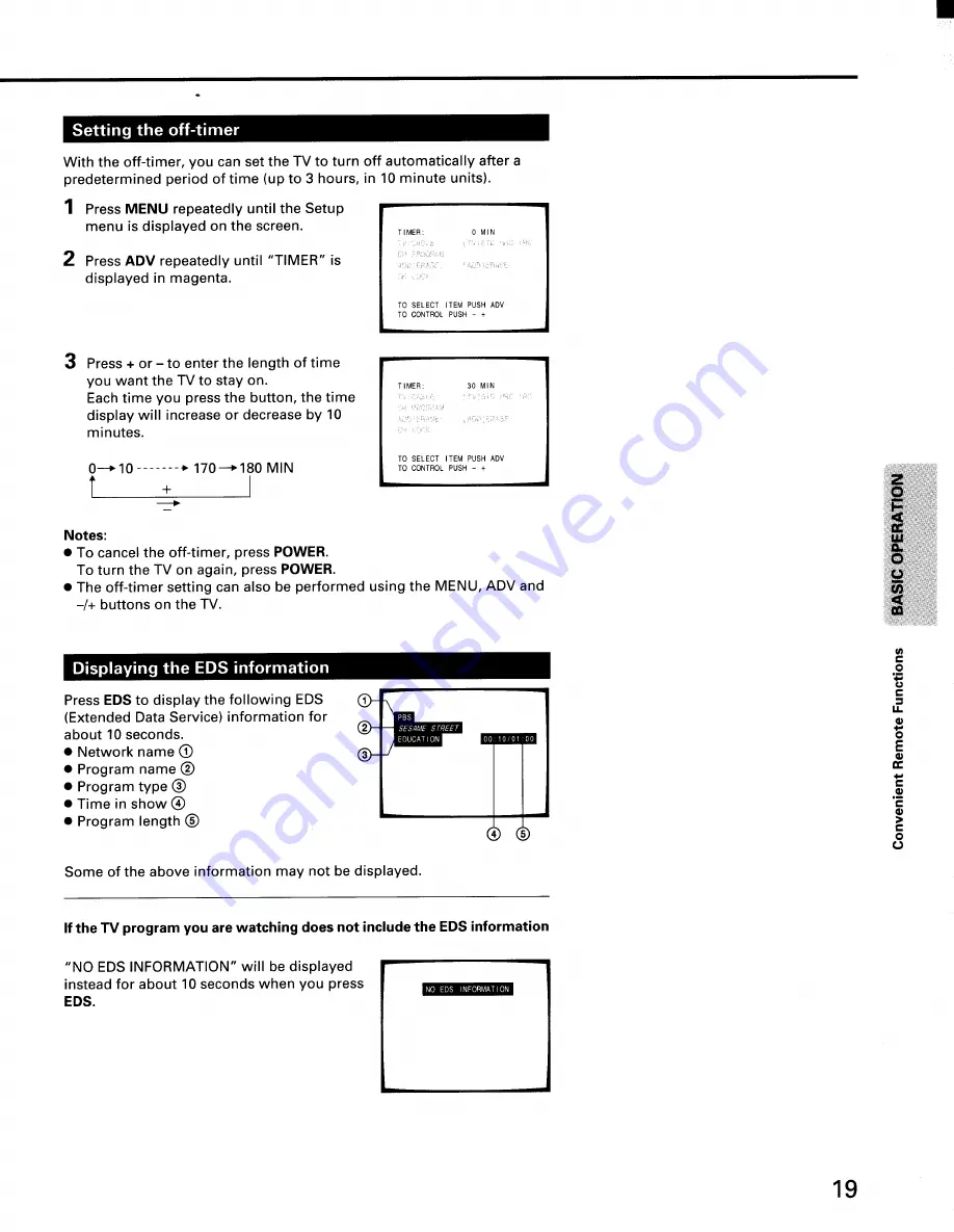 Toshiba CF32F50 Owner'S Manual Download Page 19