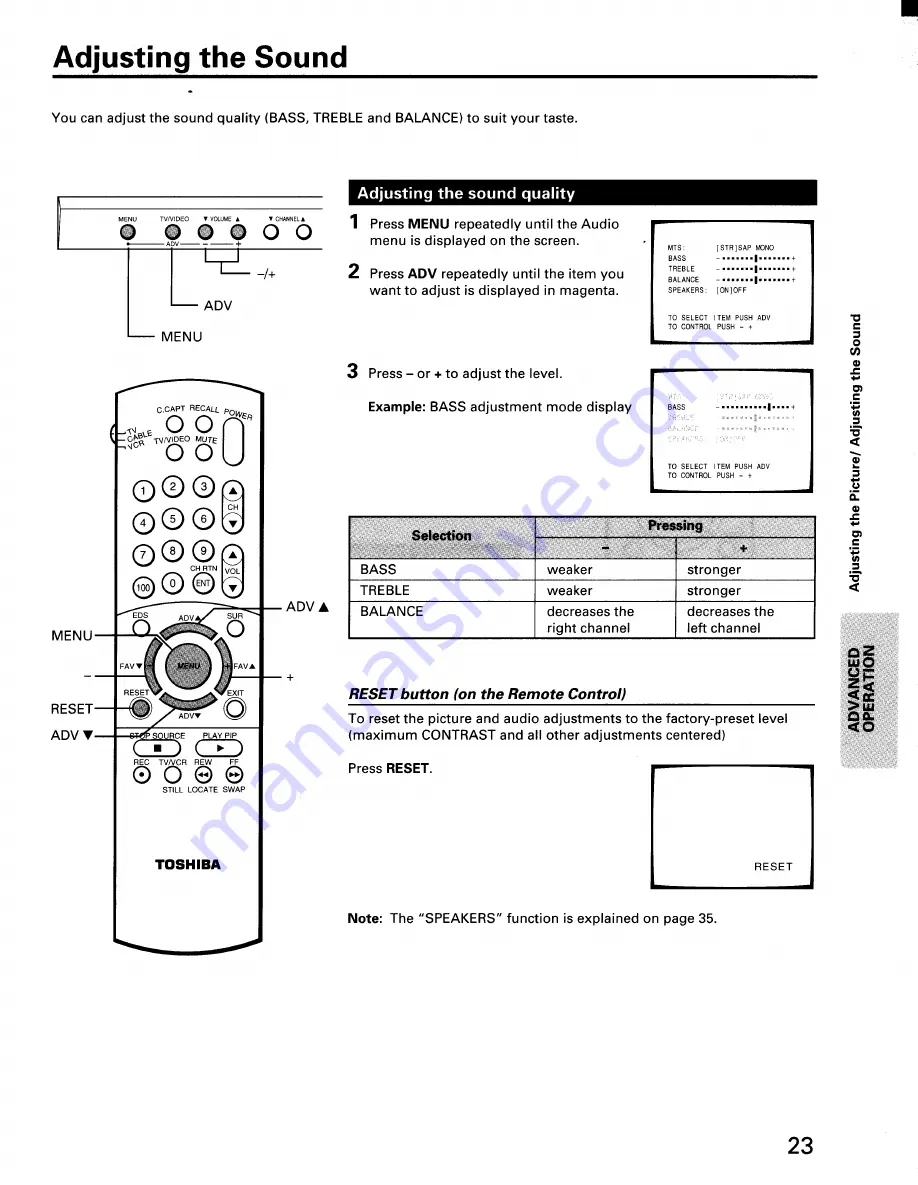 Toshiba CF32F50 Owner'S Manual Download Page 23