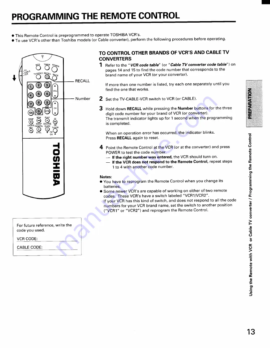 Toshiba CF35D50 Скачать руководство пользователя страница 13