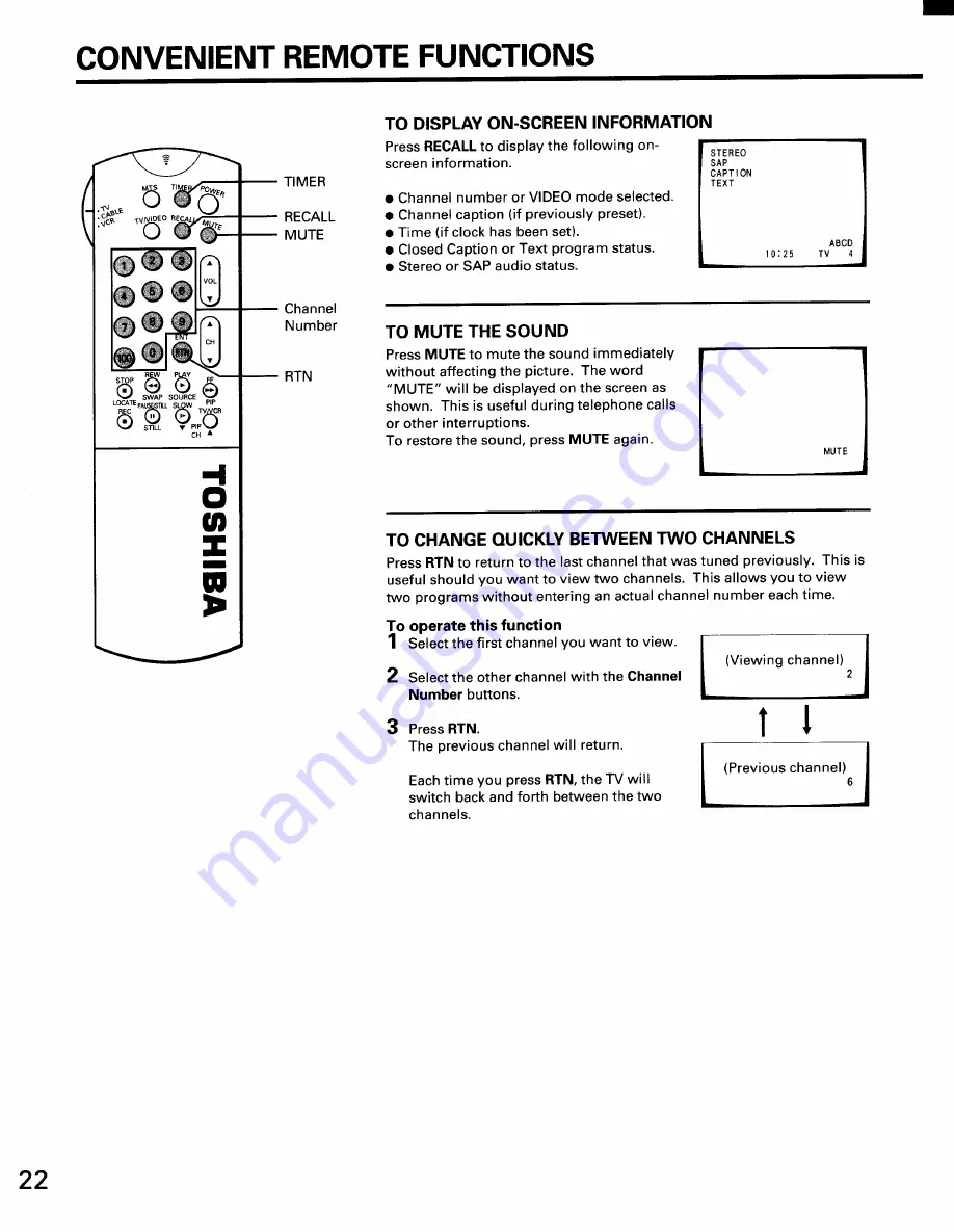 Toshiba CF35D50 Скачать руководство пользователя страница 22