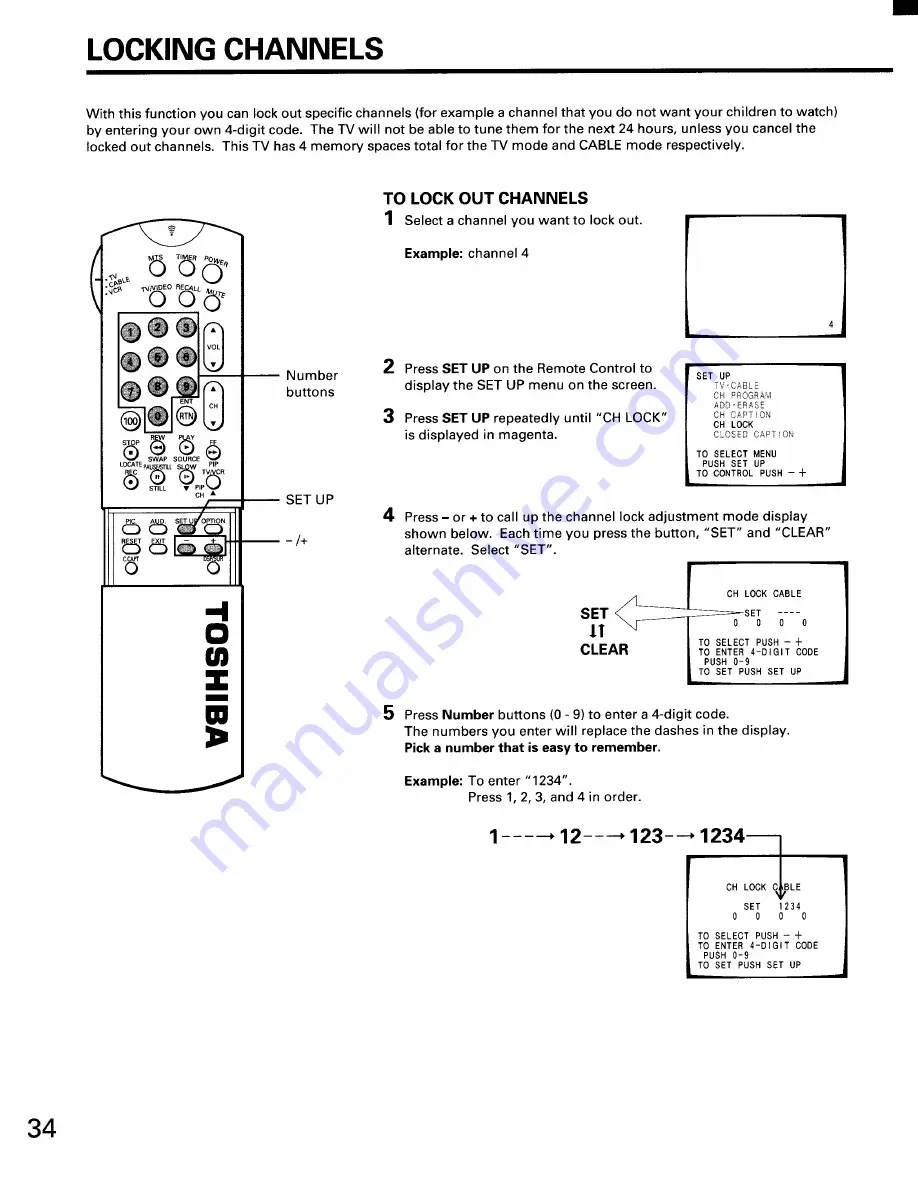 Toshiba CF35D50 Скачать руководство пользователя страница 34