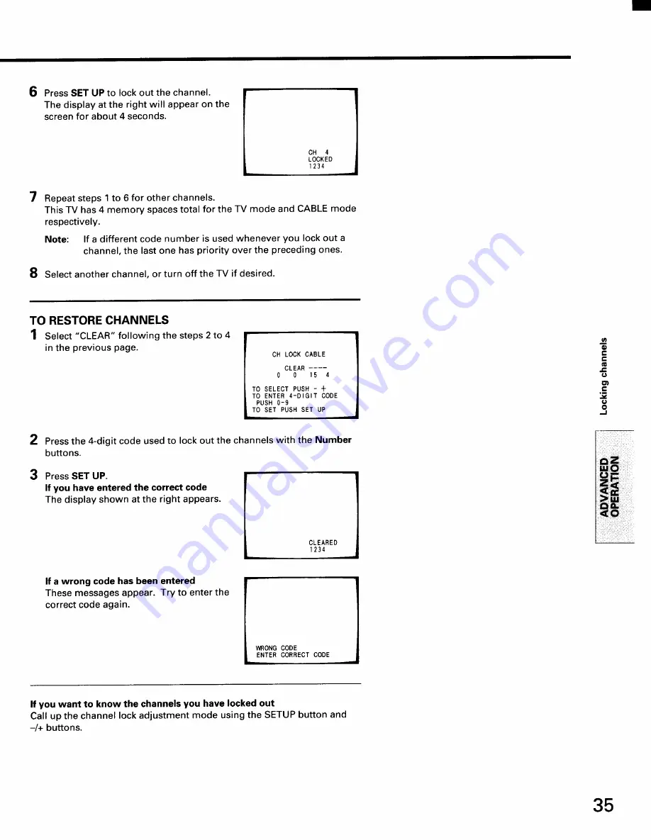 Toshiba CF35D50 Скачать руководство пользователя страница 35