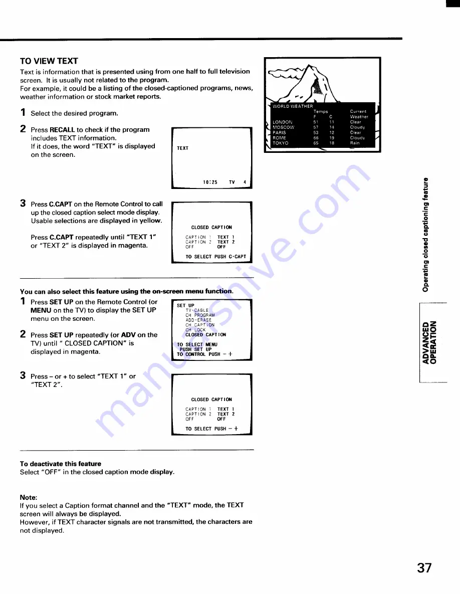 Toshiba CF35D50 Скачать руководство пользователя страница 37