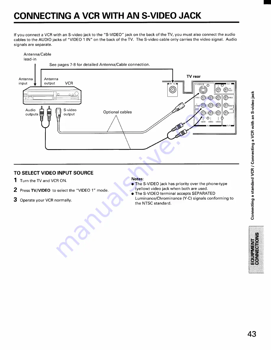 Toshiba CF35D50 Owner'S Manual Download Page 43