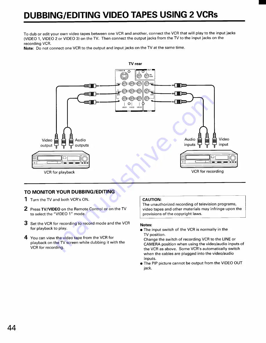 Toshiba CF35D50 Owner'S Manual Download Page 44