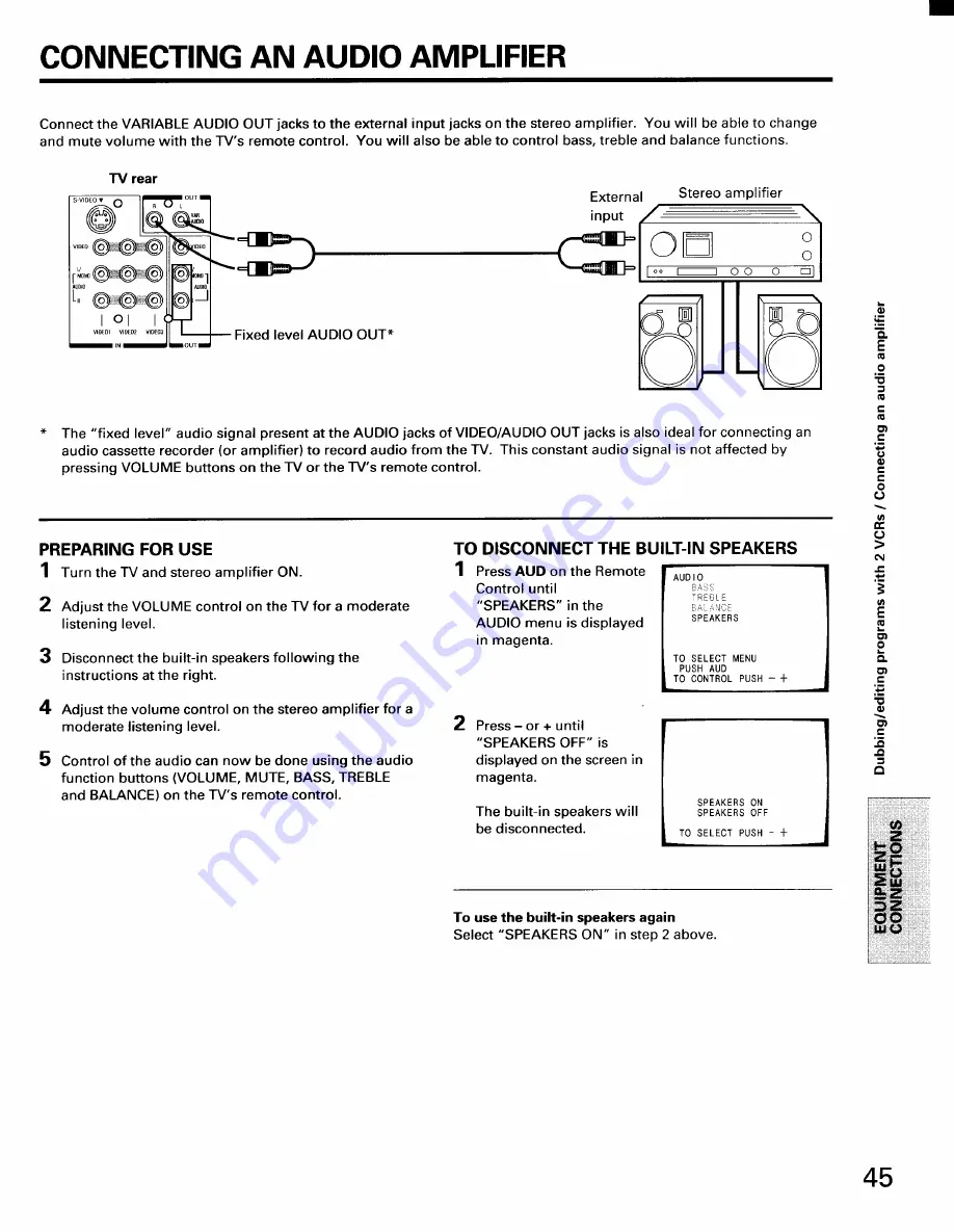 Toshiba CF35D50 Owner'S Manual Download Page 45