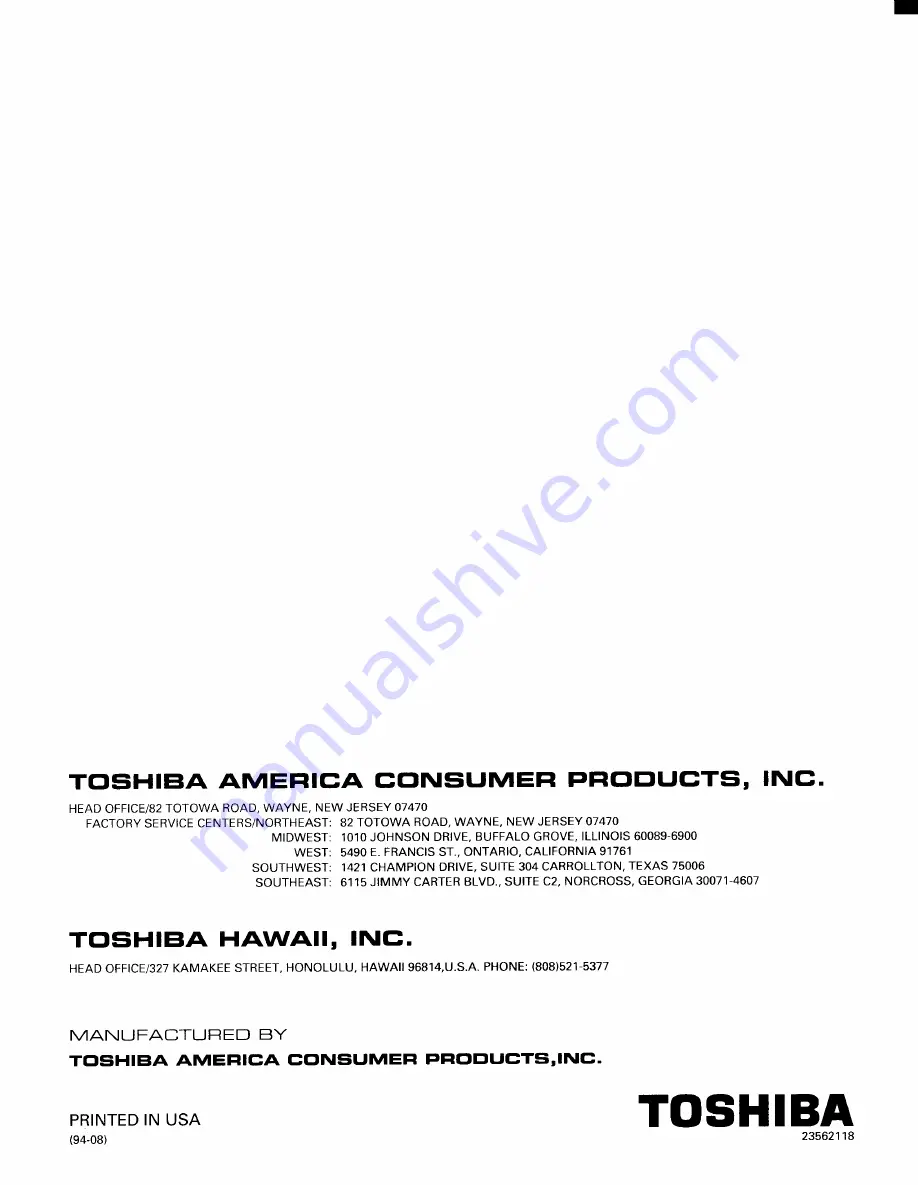 Toshiba CF35D50 Owner'S Manual Download Page 50