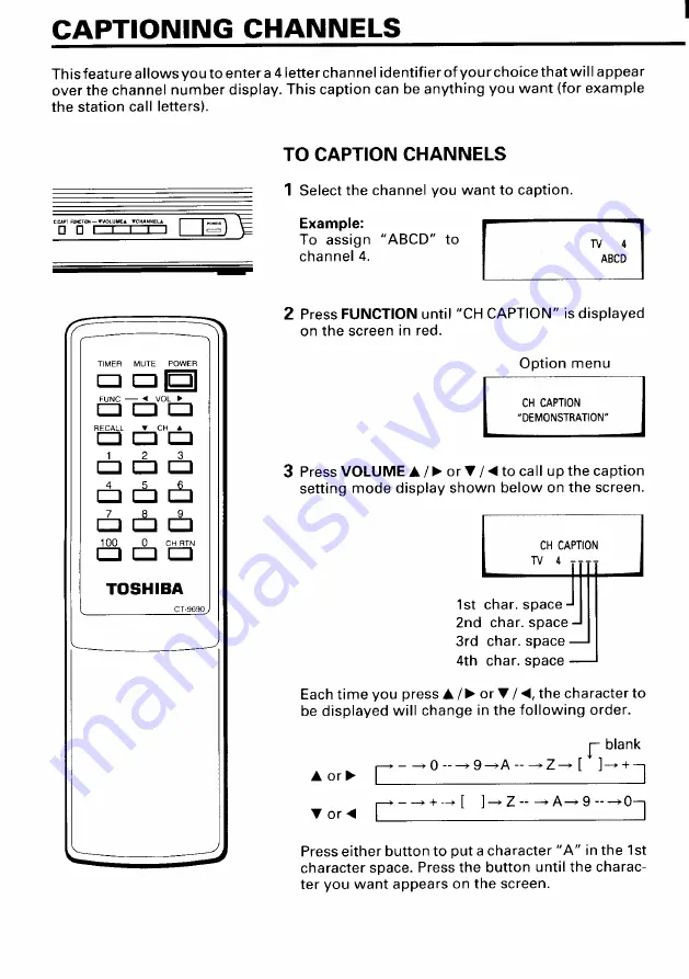 Toshiba CH20D02 Скачать руководство пользователя страница 20