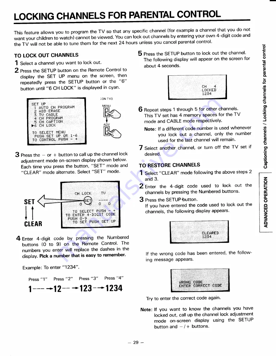 Toshiba CN32C90 Owner'S Manual Download Page 29