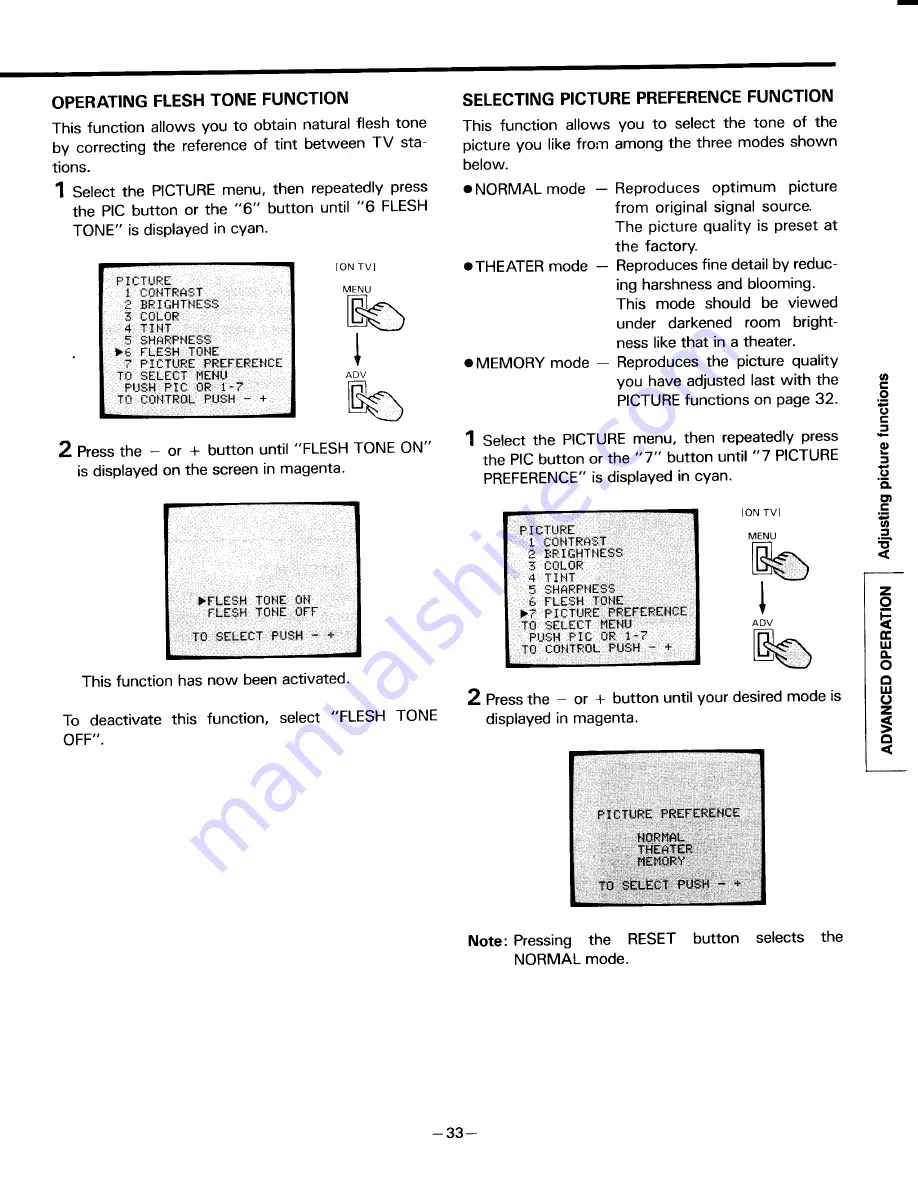 Toshiba CN32C90 Owner'S Manual Download Page 33