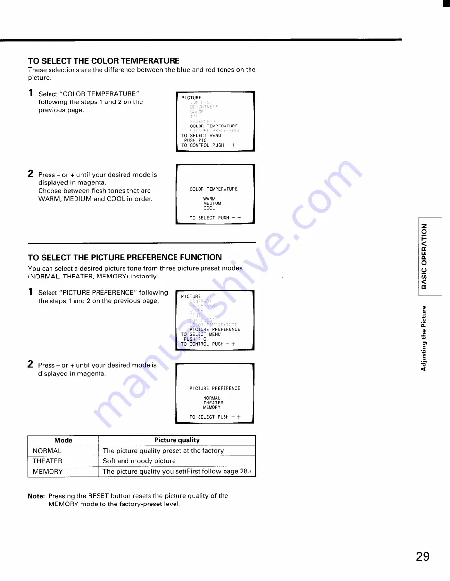 Toshiba CN32D90 Owner'S Manual Download Page 29