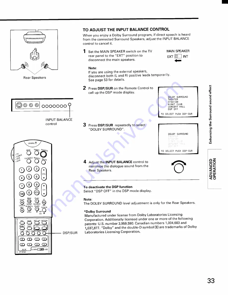 Toshiba CN32D90 Owner'S Manual Download Page 33