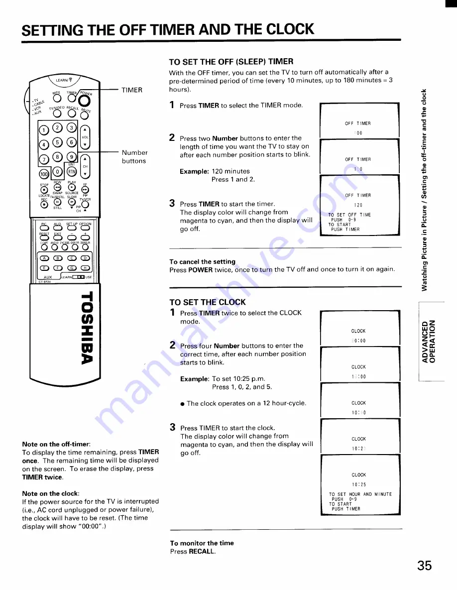 Toshiba CN32D90 Скачать руководство пользователя страница 35