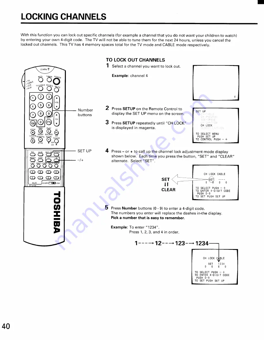 Toshiba CN32D90 Скачать руководство пользователя страница 40