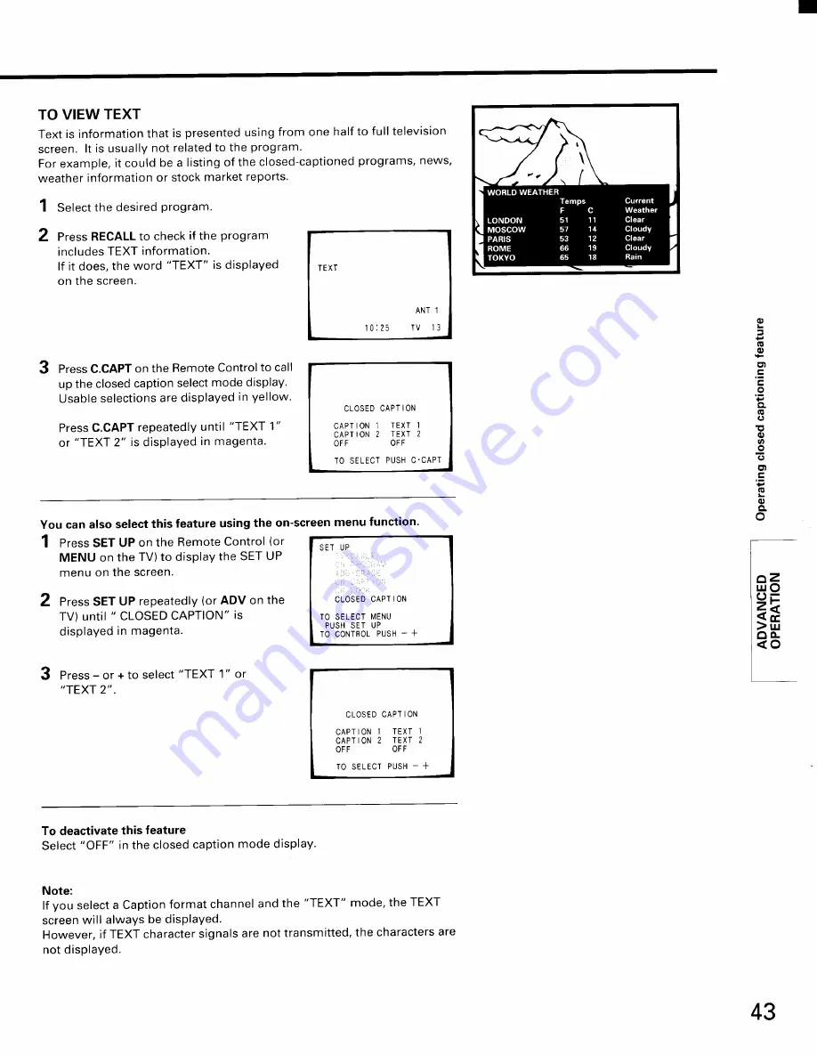 Toshiba CN32D90 Owner'S Manual Download Page 43