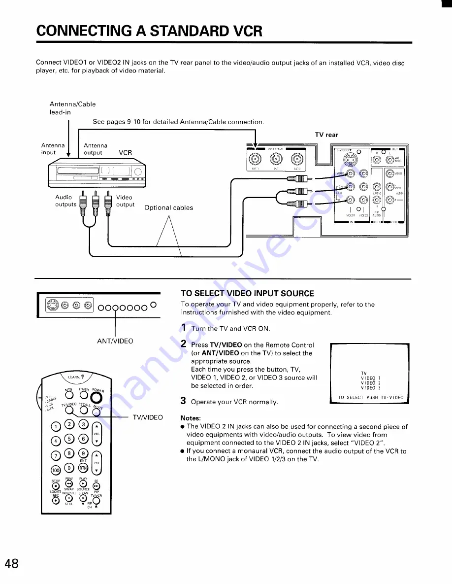 Toshiba CN32D90 Owner'S Manual Download Page 48