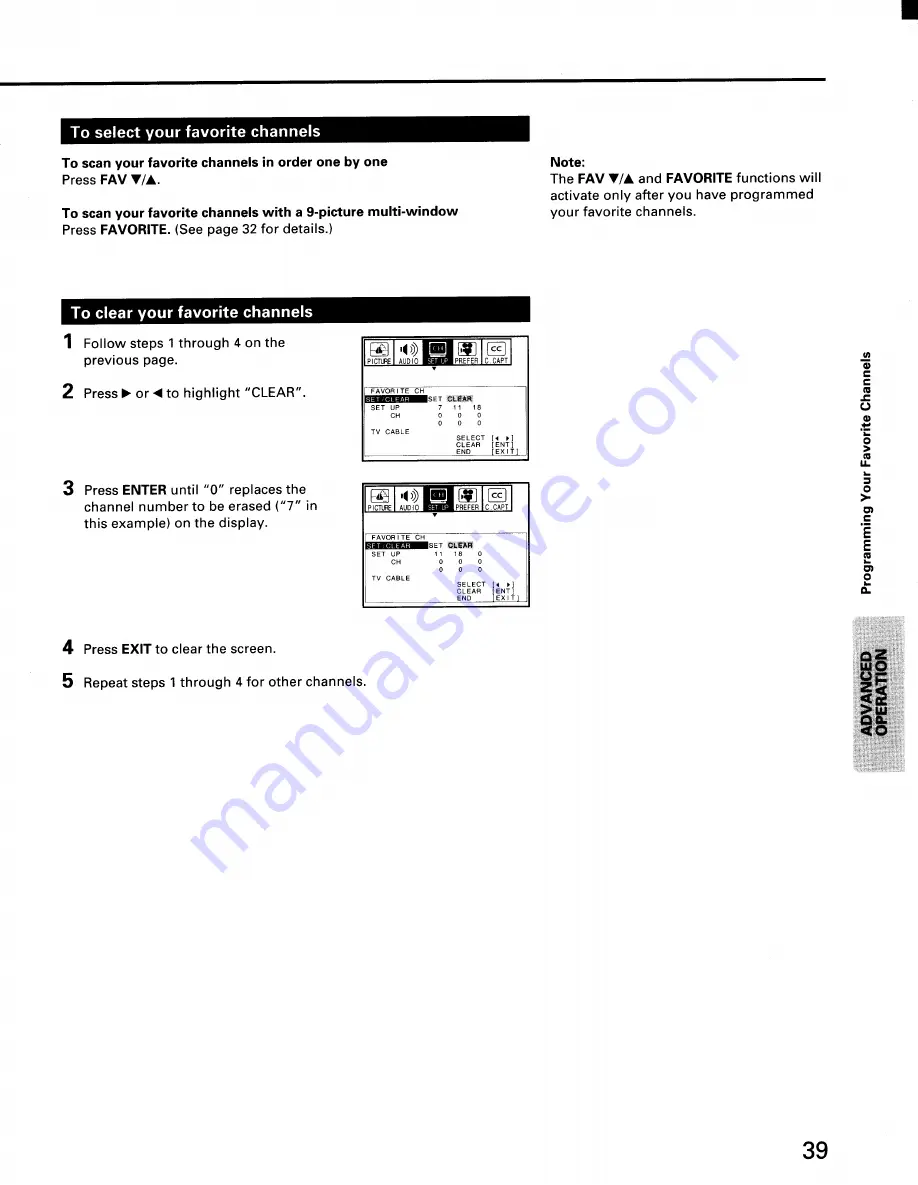 Toshiba CN32H95 Owner'S Manual Download Page 39