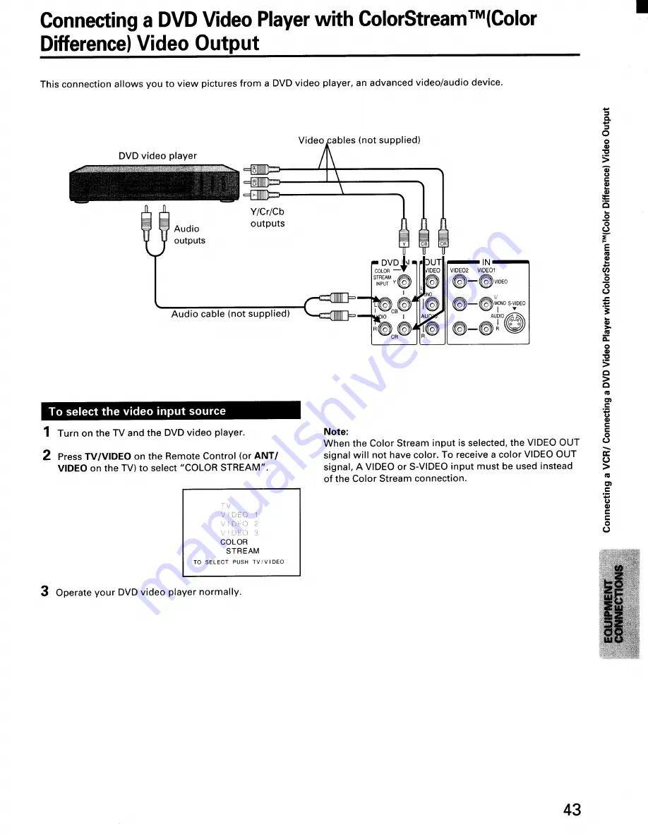 Toshiba CN32H95 Owner'S Manual Download Page 43