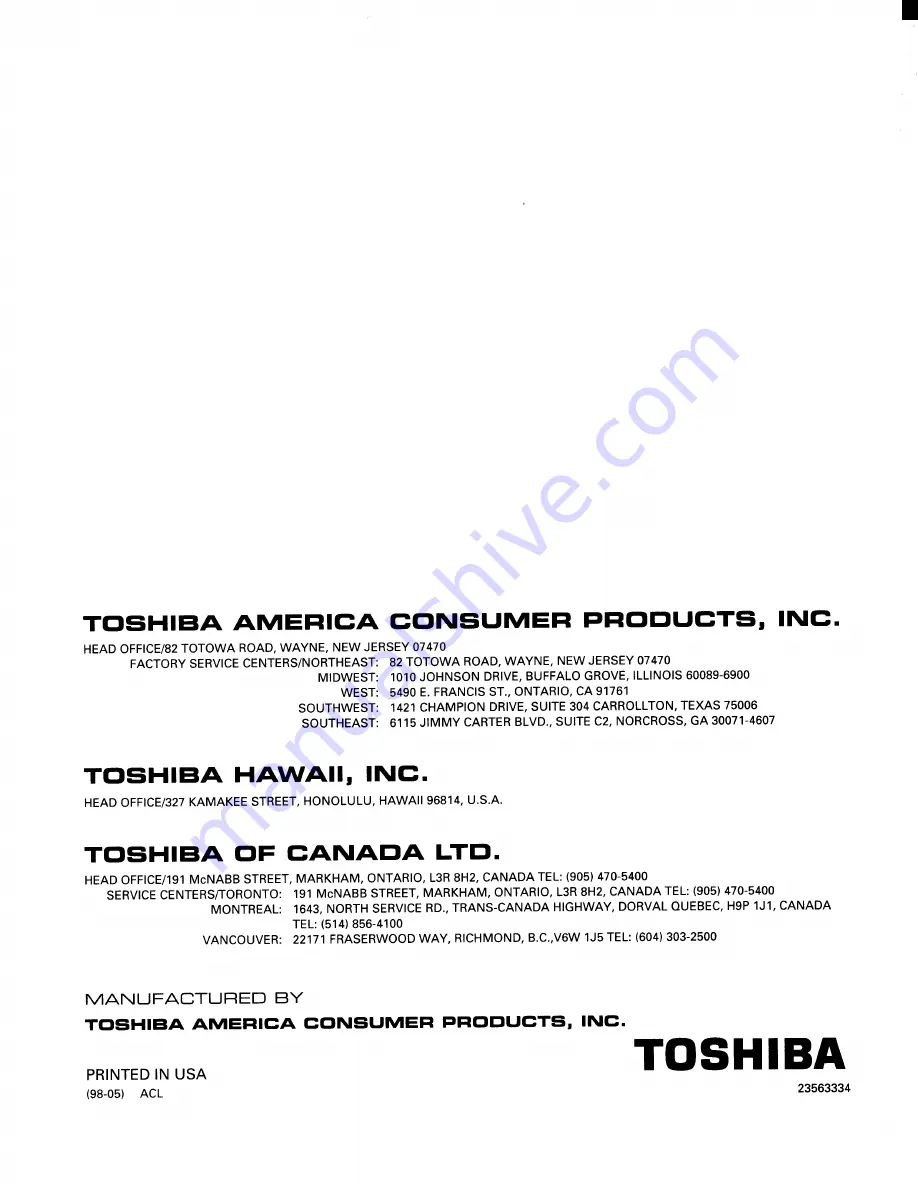 Toshiba CN32H95 Owner'S Manual Download Page 50