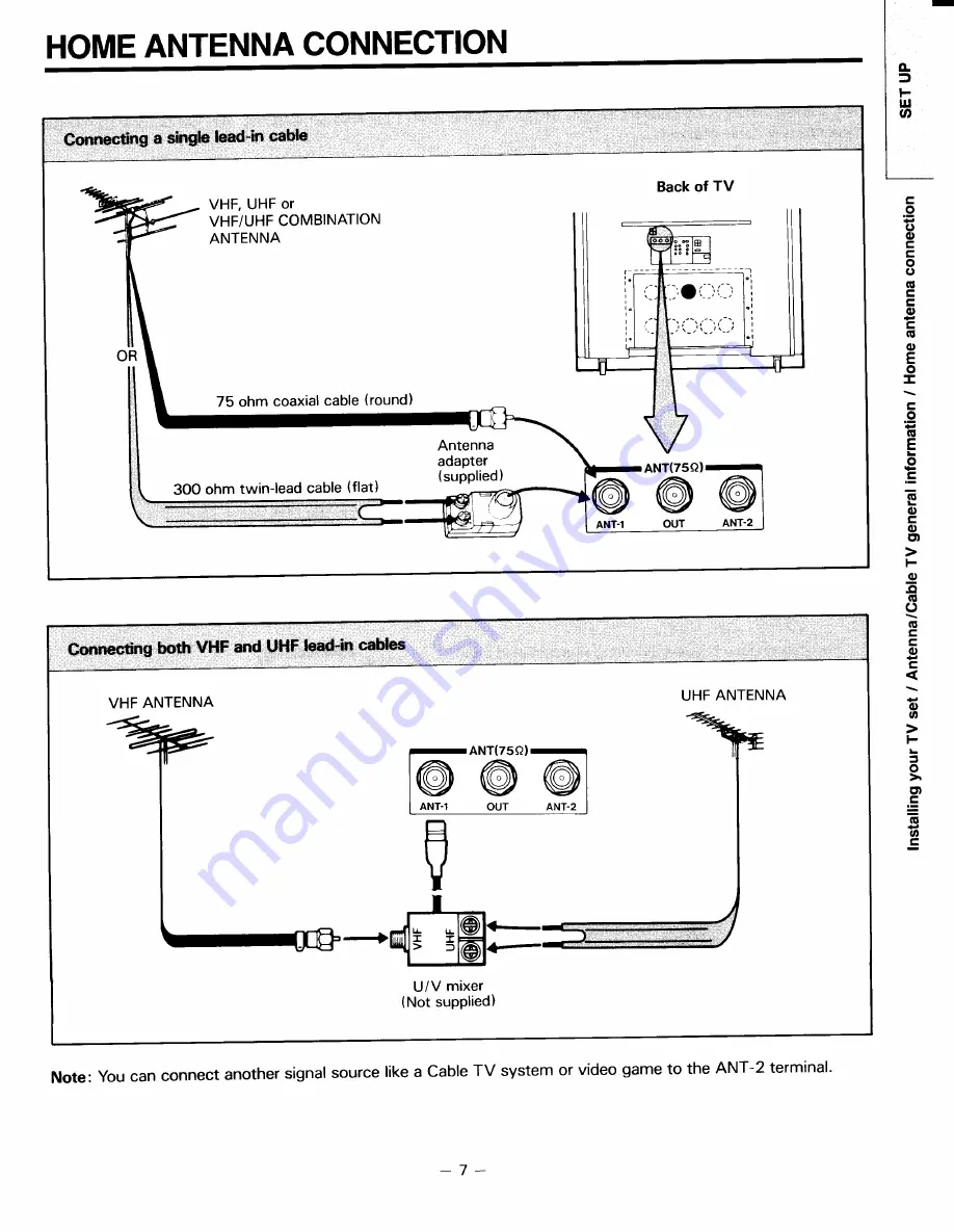 Toshiba CN35C90 Owner'S Manual Download Page 7