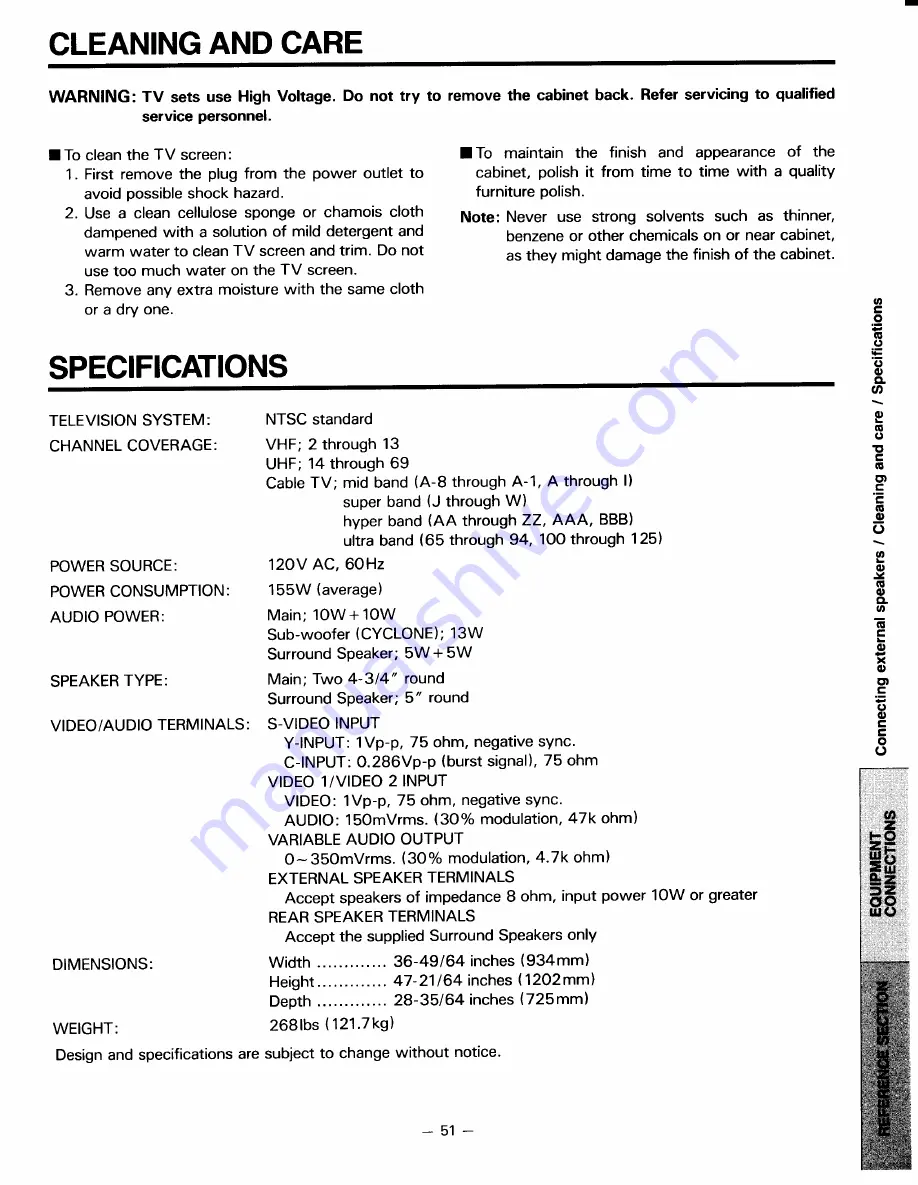 Toshiba CN35C90 Owner'S Manual Download Page 51