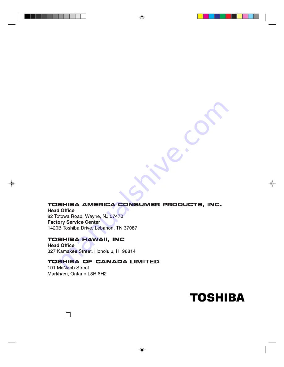 Toshiba ColorStream 27A42 Скачать руководство пользователя страница 32