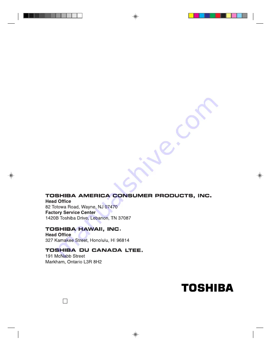 Toshiba ColorStream 27A42 Owner'S Manual Download Page 64