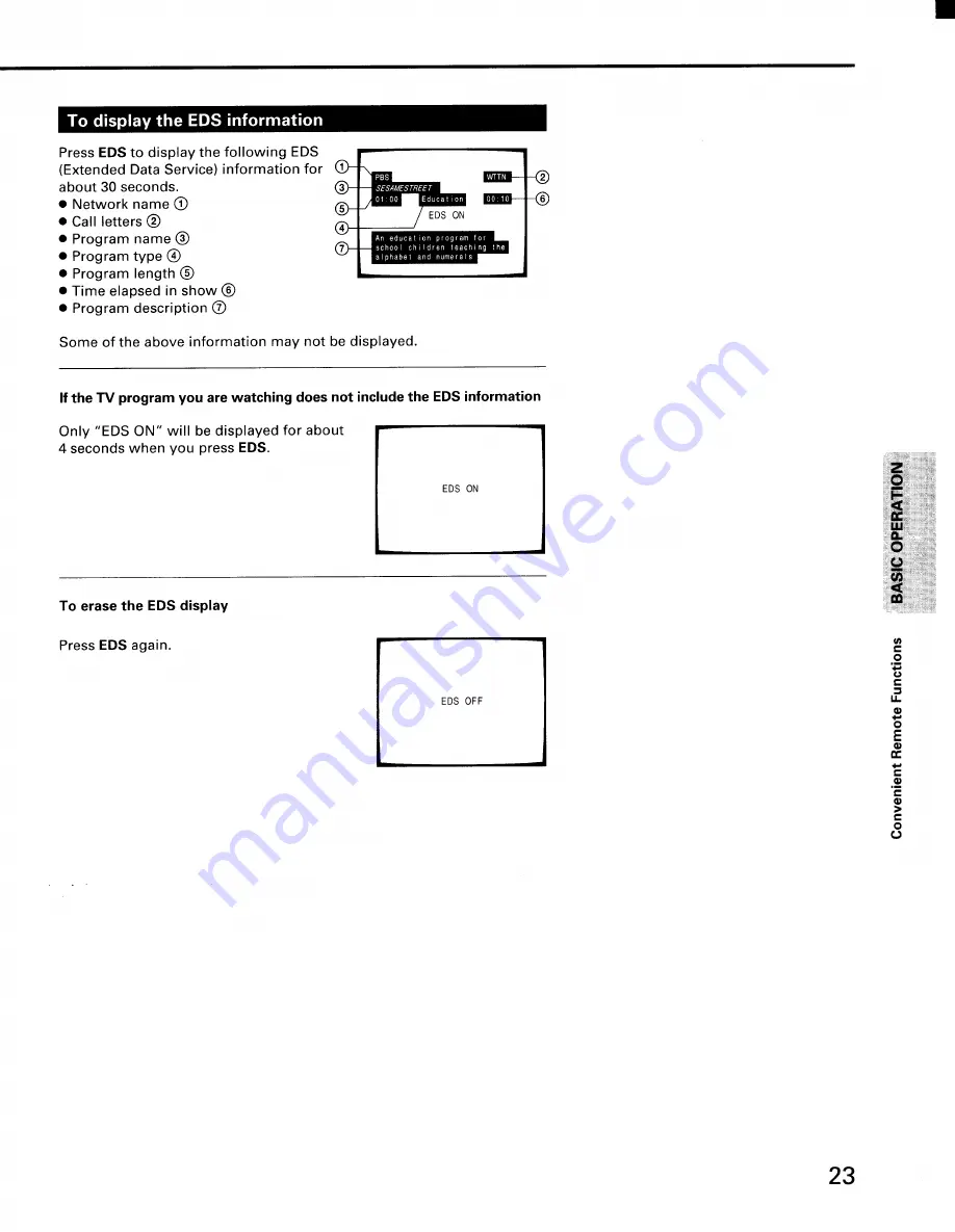 Toshiba ColorStream CN36G97 Скачать руководство пользователя страница 23