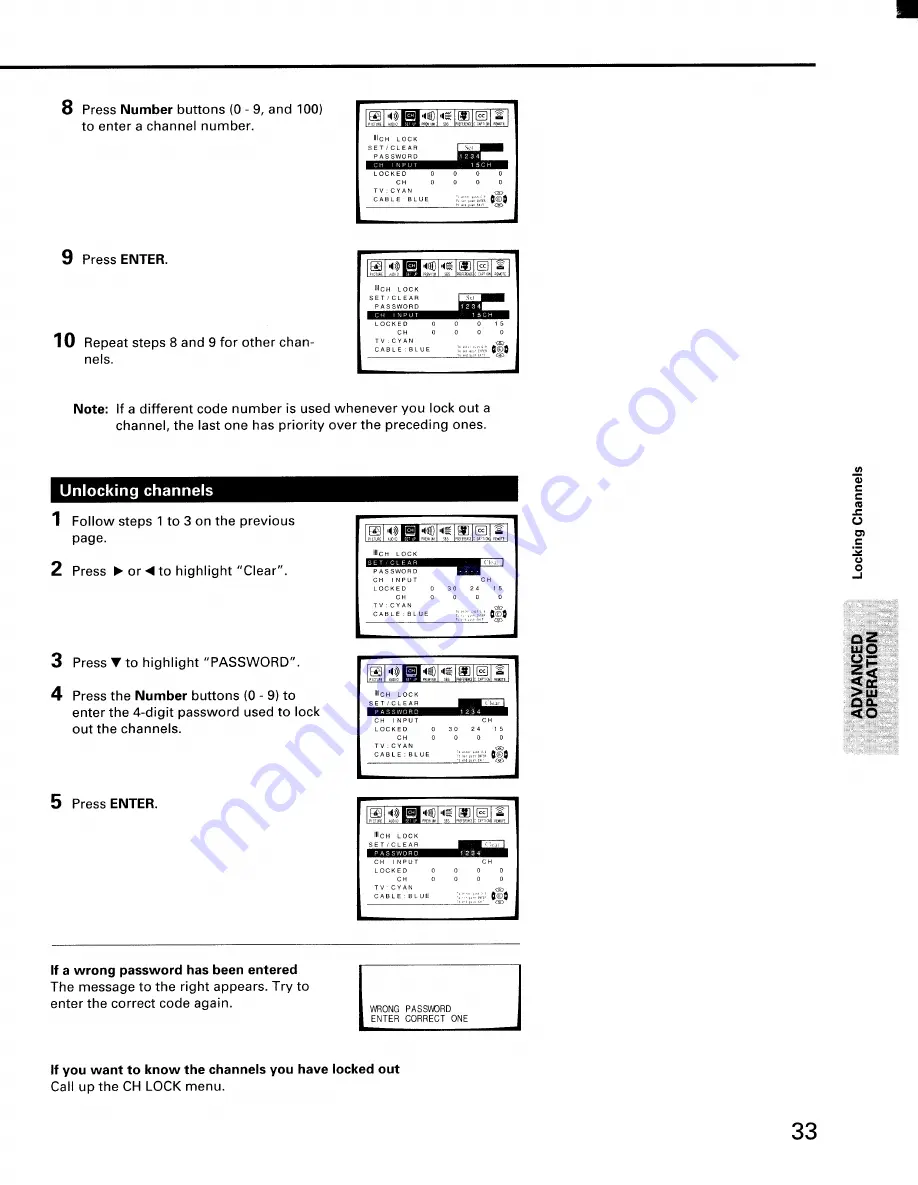 Toshiba ColorStream CN36G97 Owner'S Manual Download Page 33