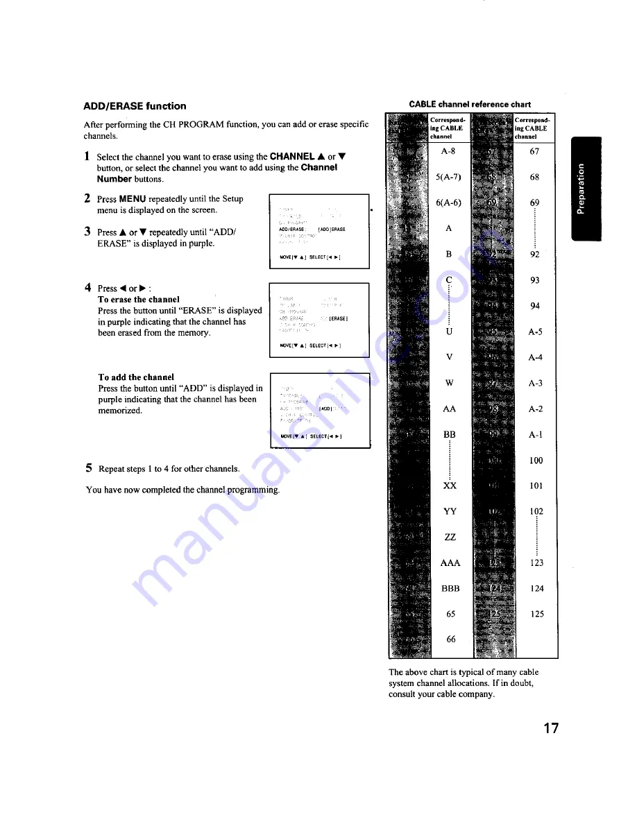 Toshiba ColorStream CZ27V51 Owner'S Manual Download Page 17