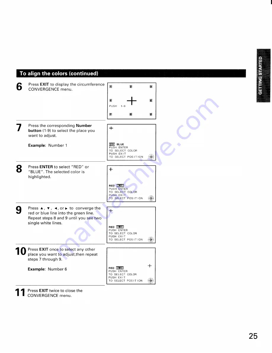 Toshiba ColorStream TP61H95 Owner'S Manual Download Page 25